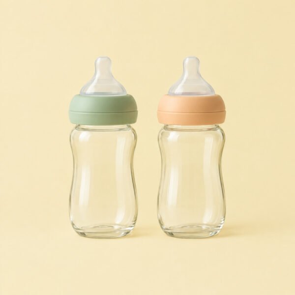 Cubbykin bottles Pair of glass feeding bottles