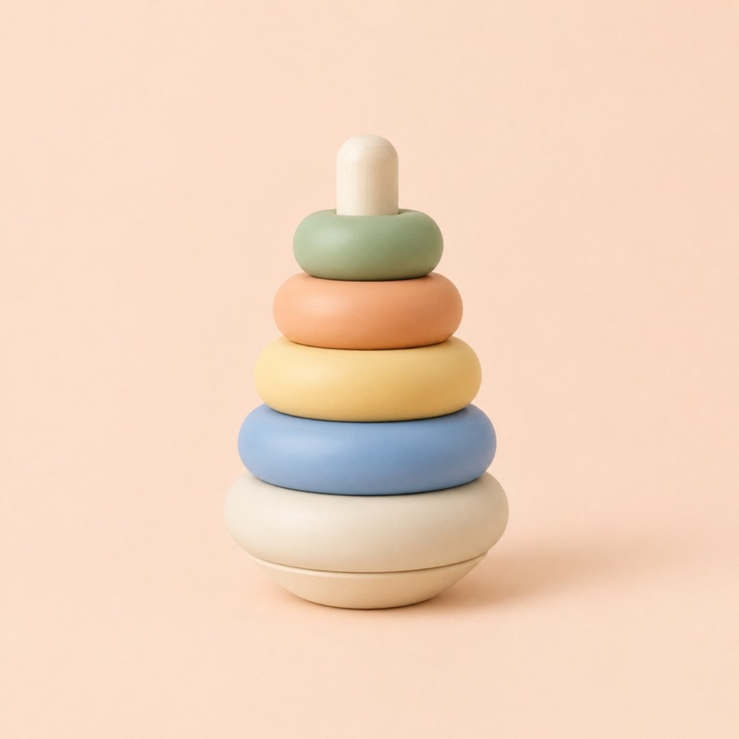 Soft-hue stacking rings